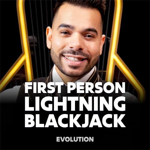 First Person Lightning Blackjack
