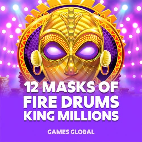 12 Masks of Fire Drums King Millions