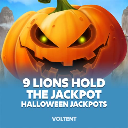 9 Lions Hold the Jackpot Halloween Jackpots