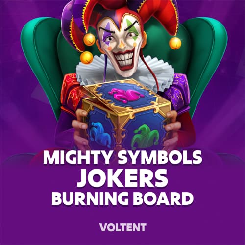 Mighty Symbols: Jokers Burning Board